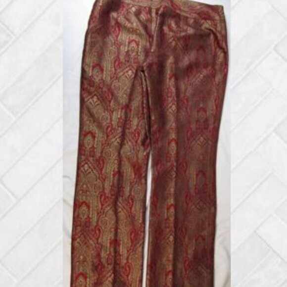 CL Laundry Gold-Tone Beaded Thong Sandals EUC Size 40/US 9 - Picture 11 of 12